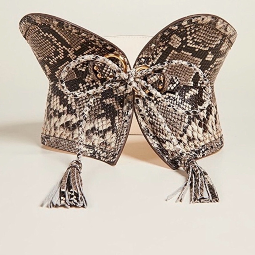 Zimmermann Snakeskin Corset Belt XXS